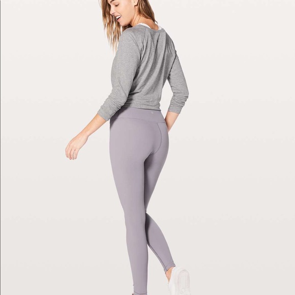 Lululemon Wunder Under Hi-Rise Tight 28", size: 4, colour: dusty dawn - Picture 2 of 5